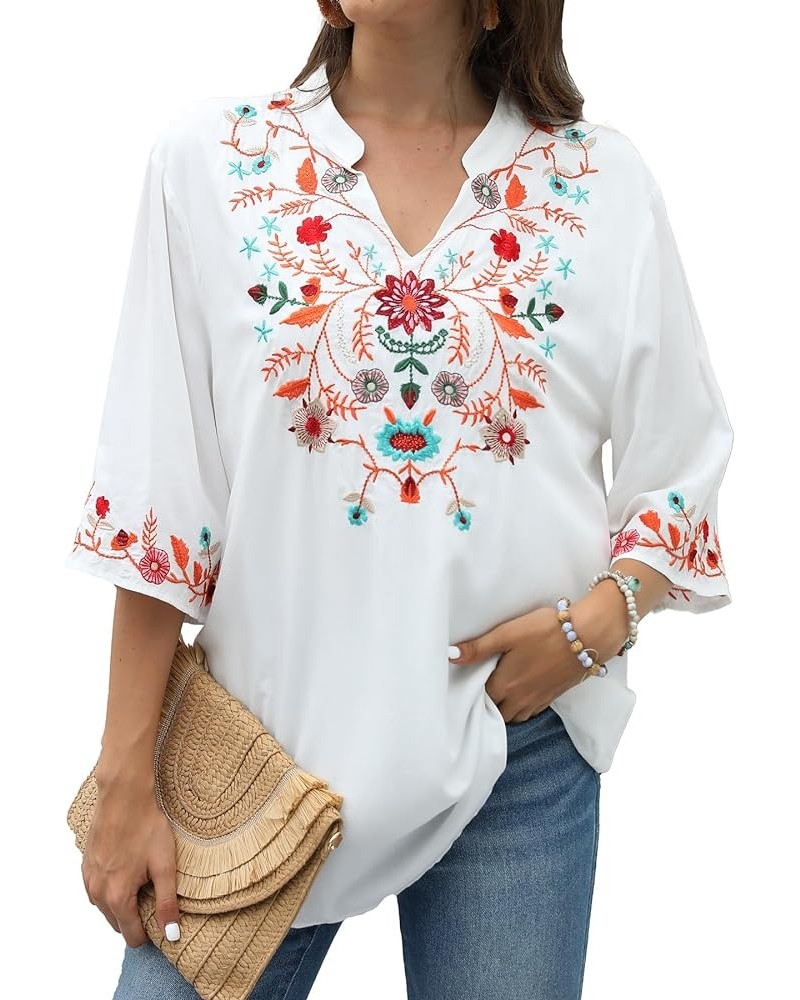 Blusa bordada mexicana para...