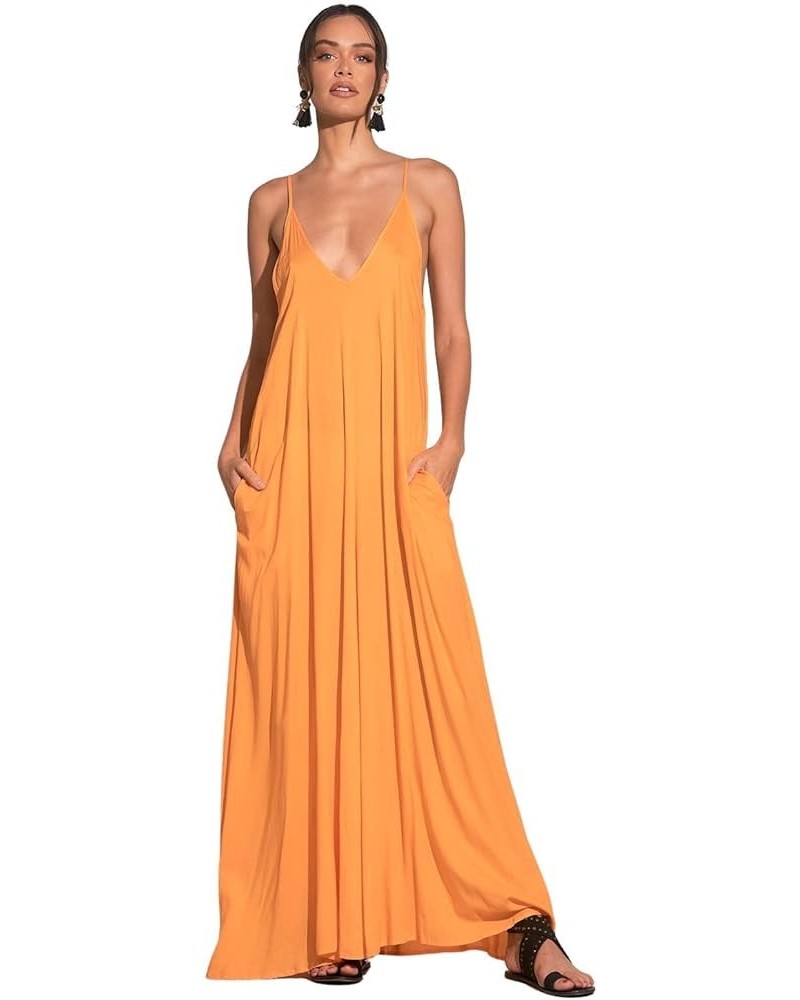 Maxi para mujer Naranja