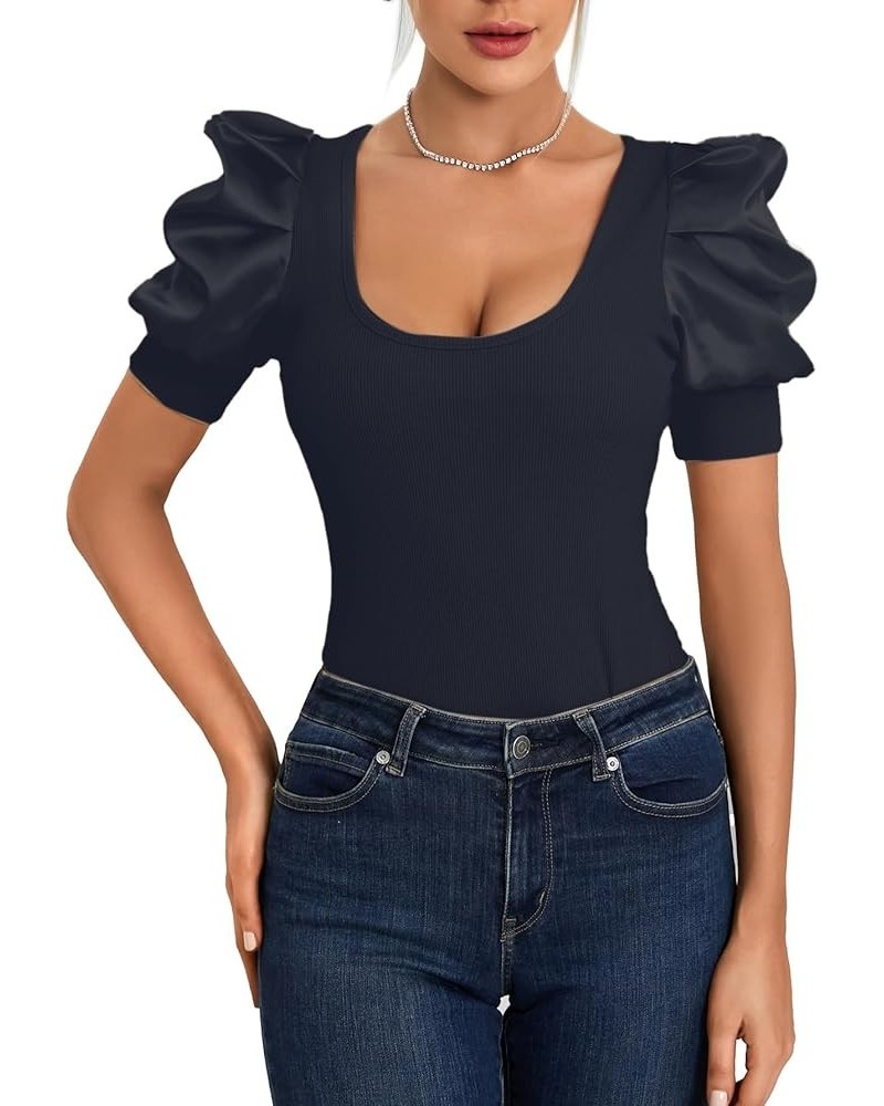 Blusa casual con cuello...